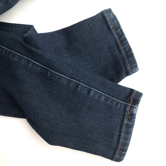Everlane High Rise Skinny Jeans Dark Wash Ankle - Picture 8 of 9
